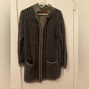 XL Karen Allen Cashmere sweater jacket